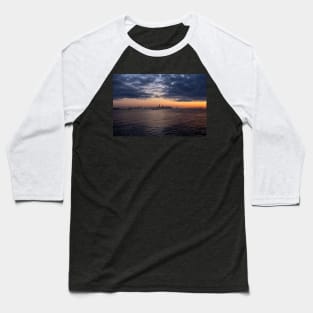 Manhattan Skyline Baseball T-Shirt